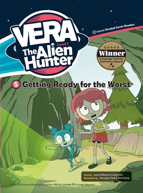 Książka - Getting Ready for the Worst. Vera The Alien Hunter. Level 1. Część 5
