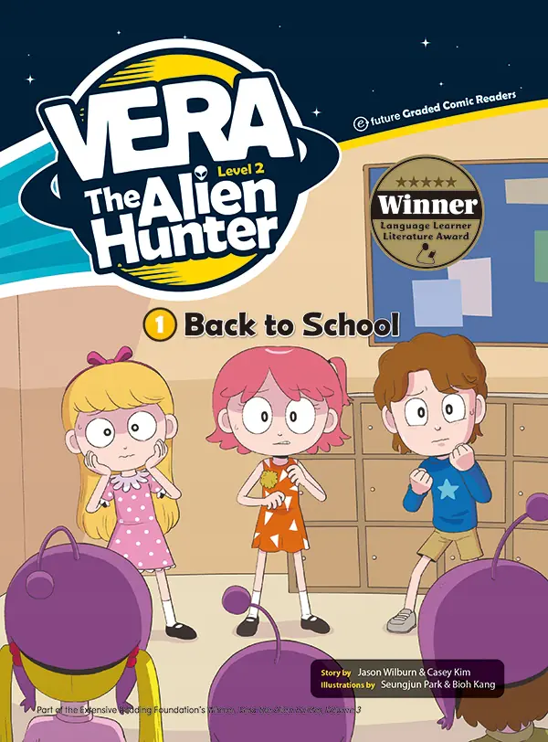 Książka - Back to School. Vera The Alien Hunter. Level 2. Część 1