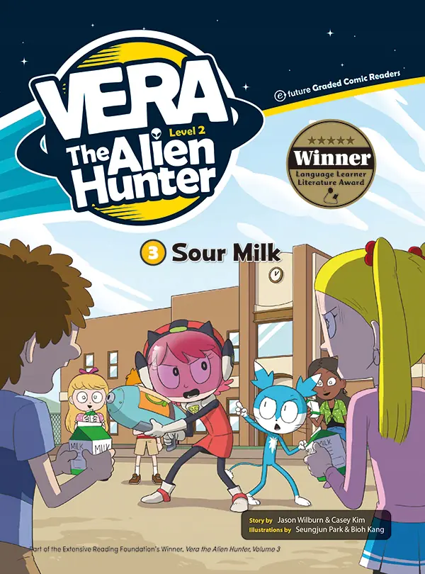 Książka - Sour Milk. Vera The Alien Hunter. Level 2. Część 3