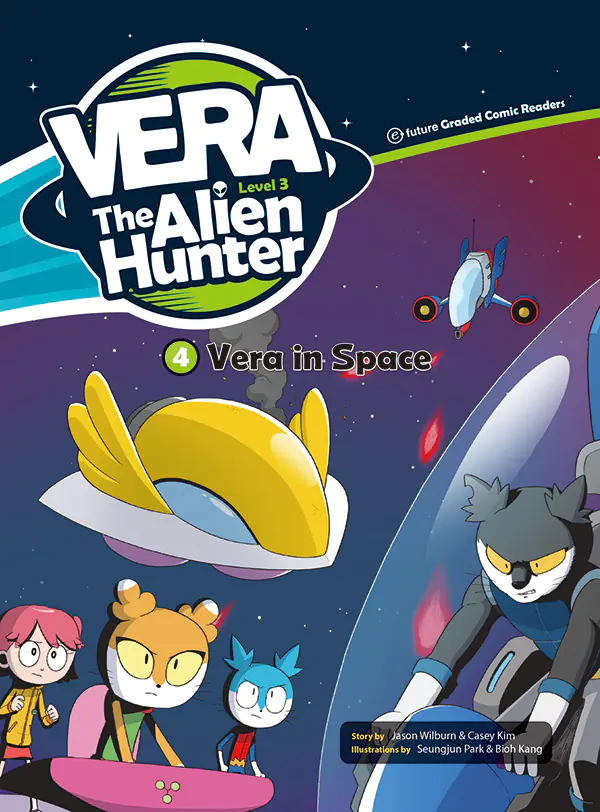 Książka - Vera in Space. Vera The Alien Hunter. Level 3. Część 4