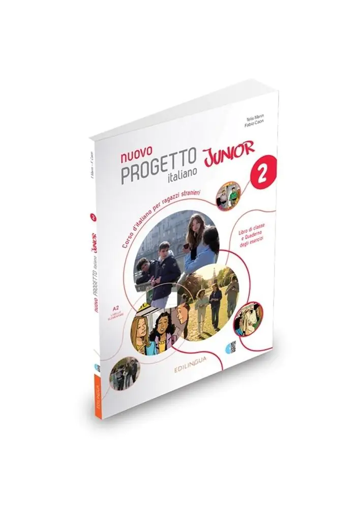 Książka - Nuovo Progetto italiano junior 2 podręcznik + ćwiczenia