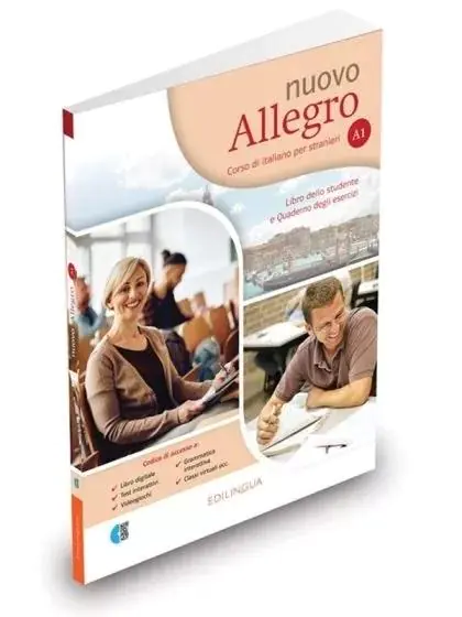 Książka - Nuovo Allegro A1 podręcznik, ćwiczenia, zawartość online