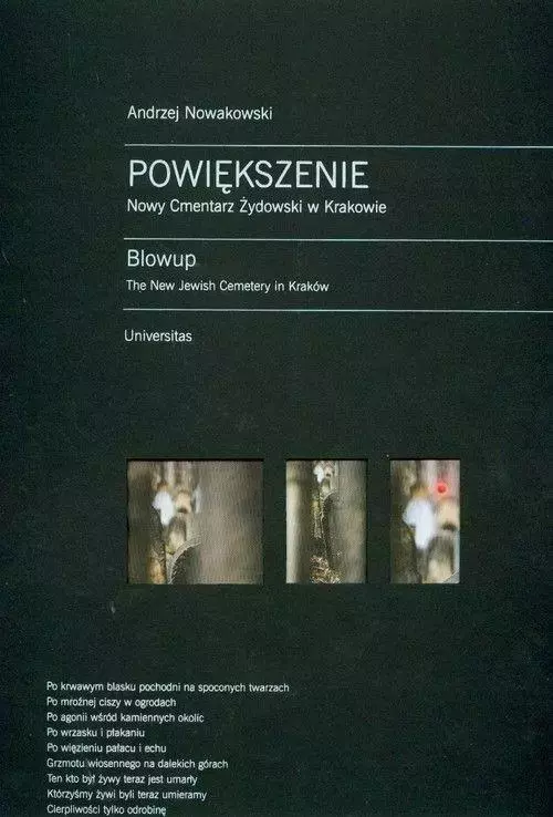 Książka - Powiększenie - nowy cmentarz żydowski / Blow-up – New Jewish Cemetery