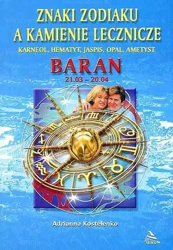 Książka - Baran. Znaki zodiaku a kamienie lecznicze