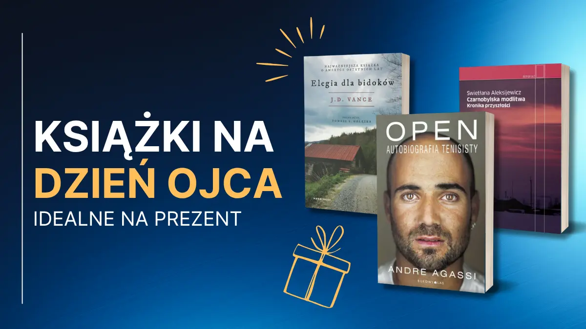 Okładki książek polecanych na Dzień Ojca