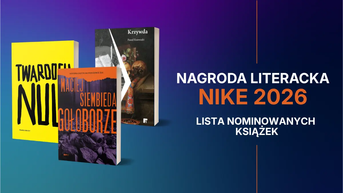 Jakie książki są nominowane do Nagrody Nike 2026?