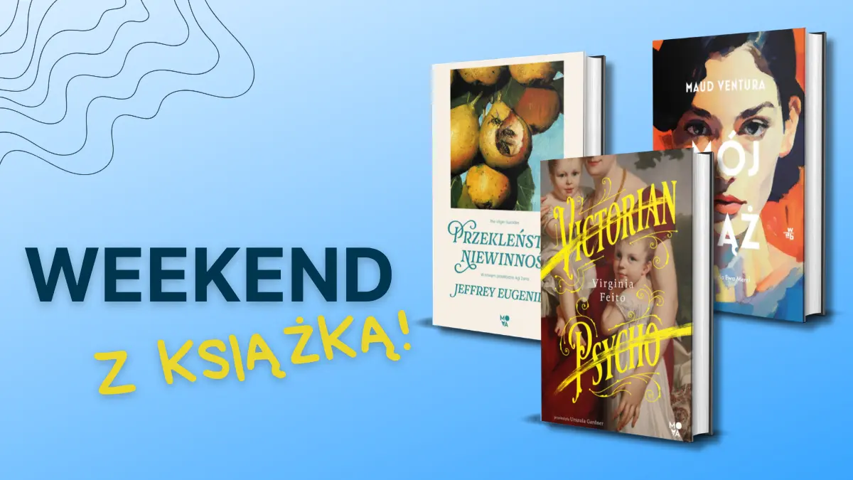 Okładki książek: Victorian Psycho, Przekleństwa niewinności, Mój mąż