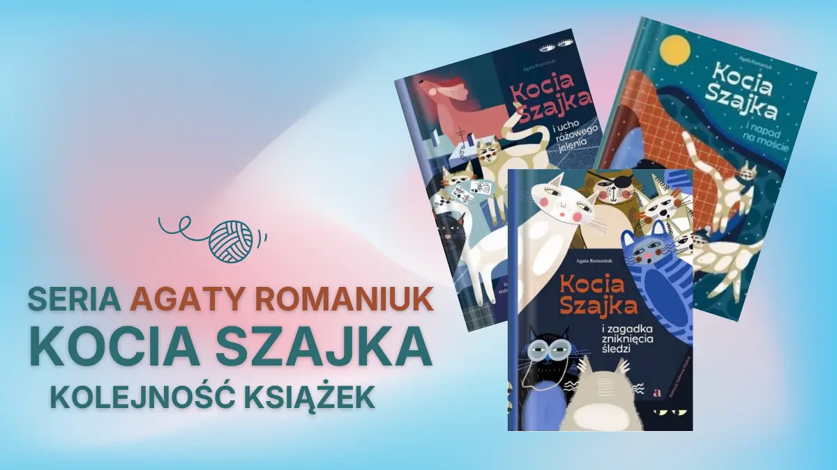 Okładki książek z serii Kocia Szajka