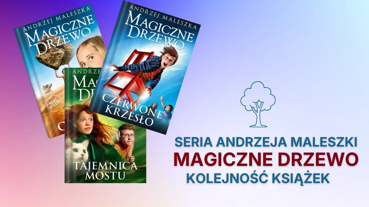 Okładki książek z serii Magiczne Drzewo
