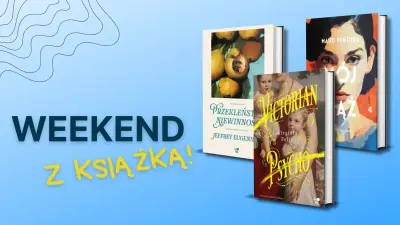 Okładki książek: Victorian Psycho, Przekleństwa niewinności, Mój mąż