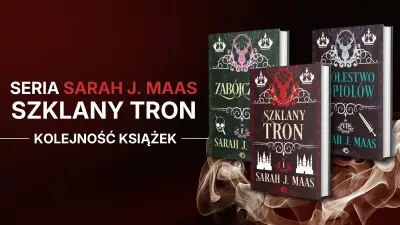 Okładki książek z serii Szklany Tron