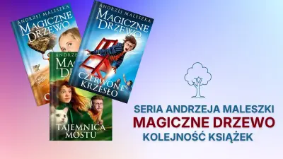 Okładki książek z serii Magiczne Drzewo