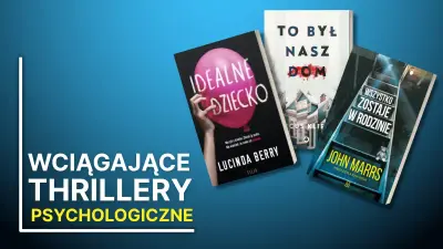Okładki książkowych thrillerów z motywem rodzinnych tajemnic